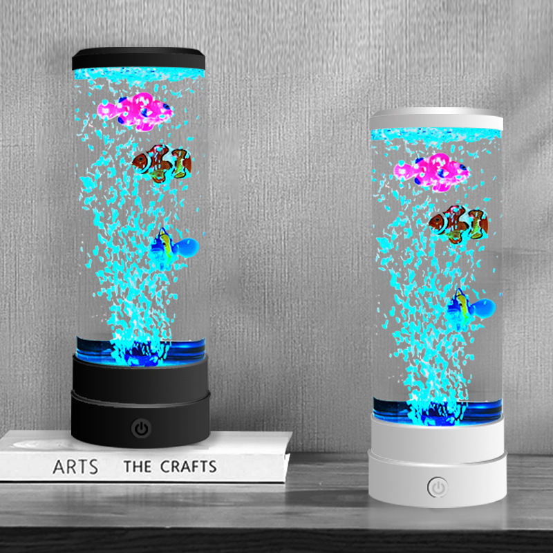 Home Decor For Wedding - Lampu LED Simulasi Ikan Gelembung Multi-warna