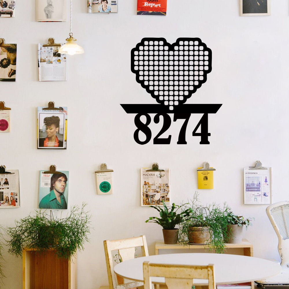 Home Decor Wallpaper - 1 Buah Stiker Dinding Nama Dapat