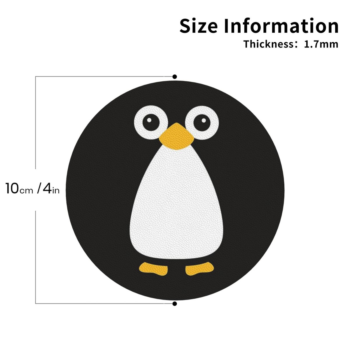 Home Decor Vector - Alas Cangkir Penguin Vektor Lucu, Alas