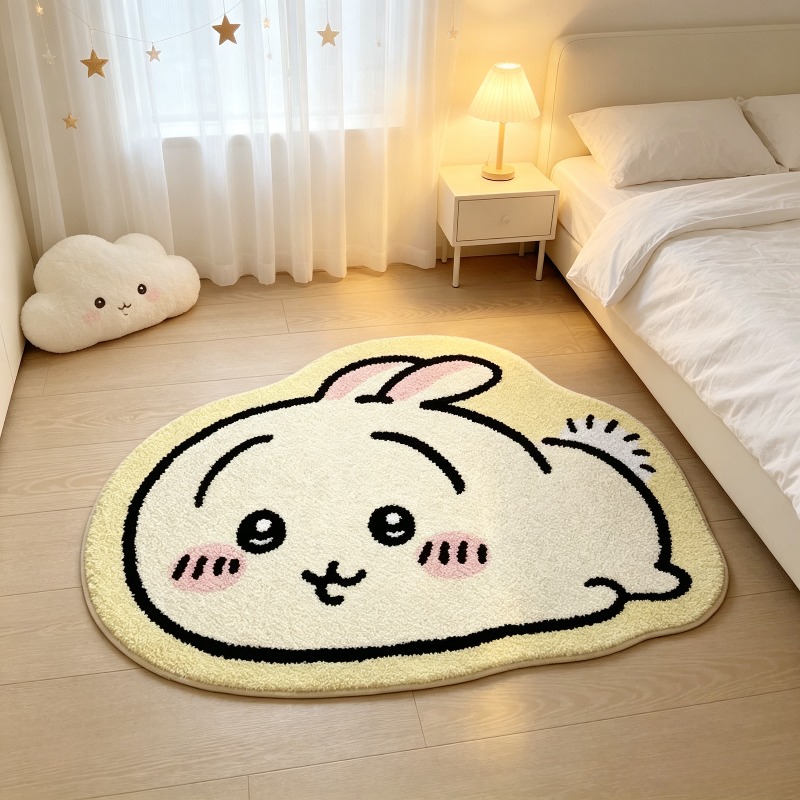 Decorative Throw Pillow - -Chiikawa！！！ Karpet Kartun Anime Hachiware Usagi,