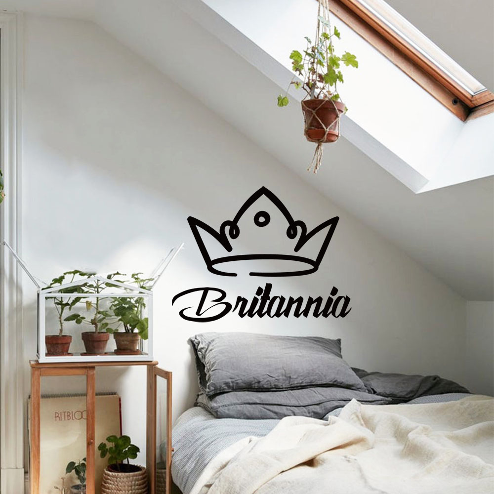 Home Decor Wallpaper - 1 Buah Stiker Dekoratif Teks Dapat