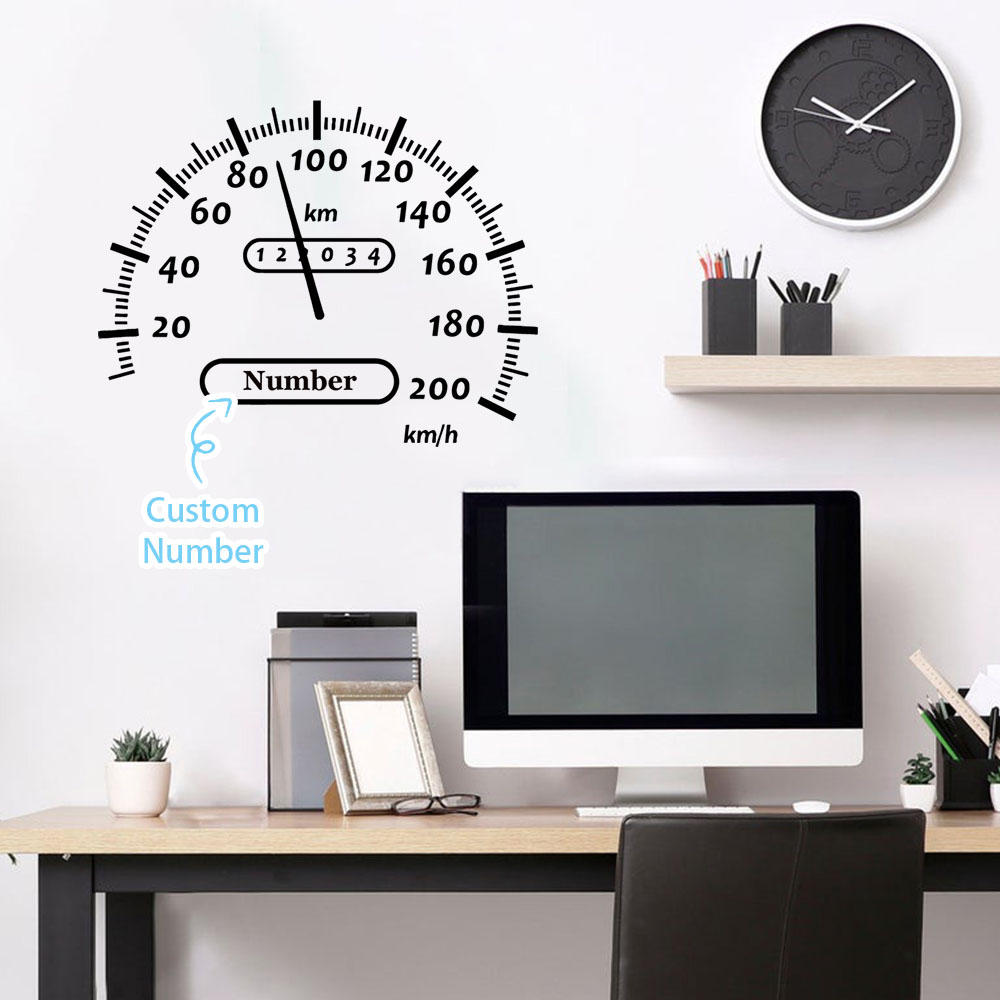 Home Decor Wallpaper - 1 Buah Stiker Dinding Vinil Nama