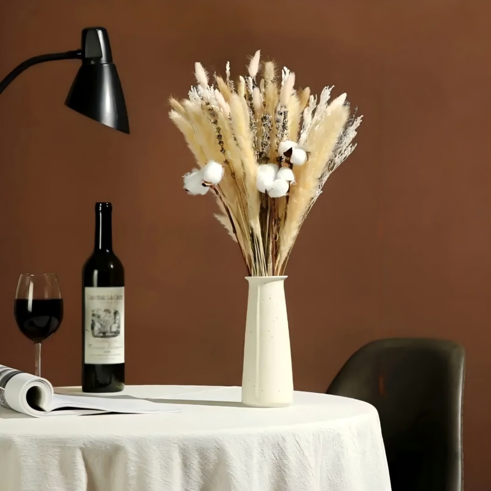 Pampas Grass Decor - Buket Rumput Pampas Kering Alami, Bunga