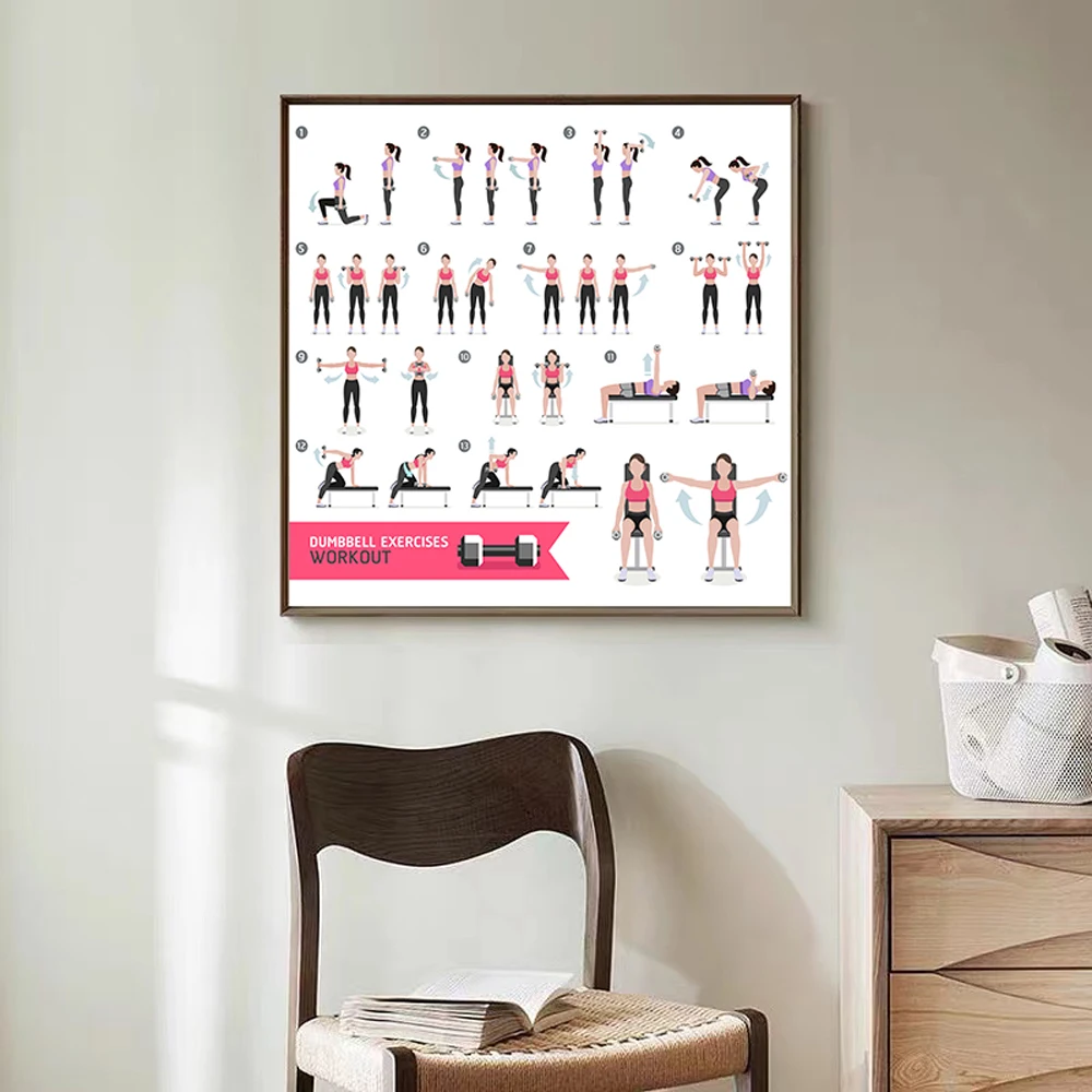 Home Decor Examples - Latihan berat latihan Dumbbell latihan binaraga