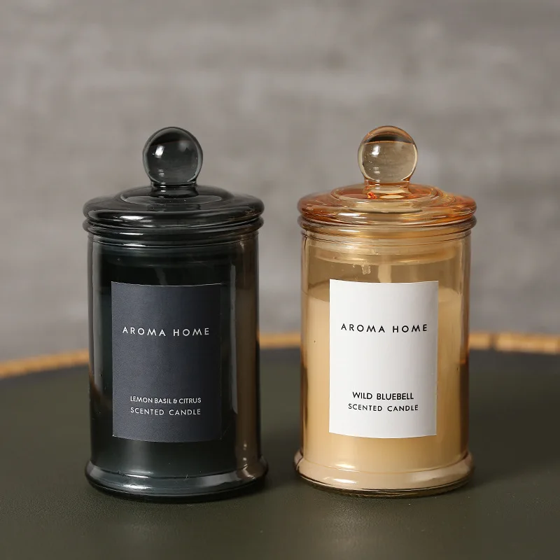 Home Decor Za - Lilin Aromaterapi Kedelai dalam Stoples Kaca
