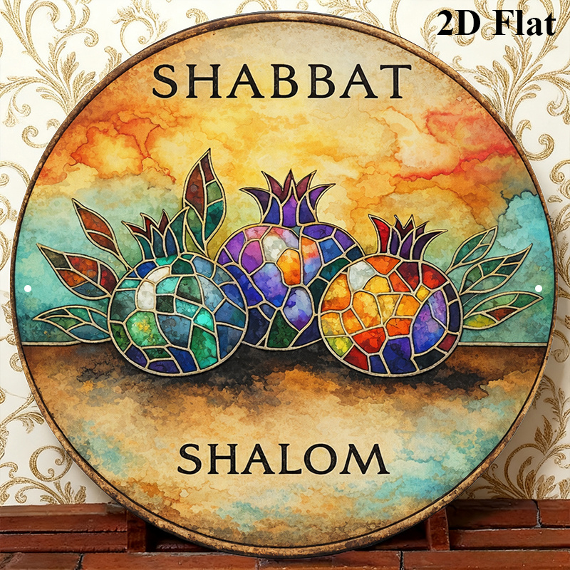 Home Decoration - CIFBUY Hiasan Dinding Aluminium Vintage Tahan