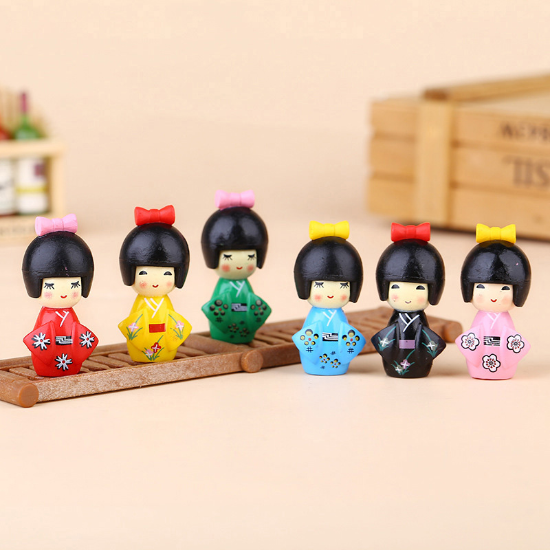 Home Decor Za - Patung Gadis Jepang Lucu Baru Dekorasi