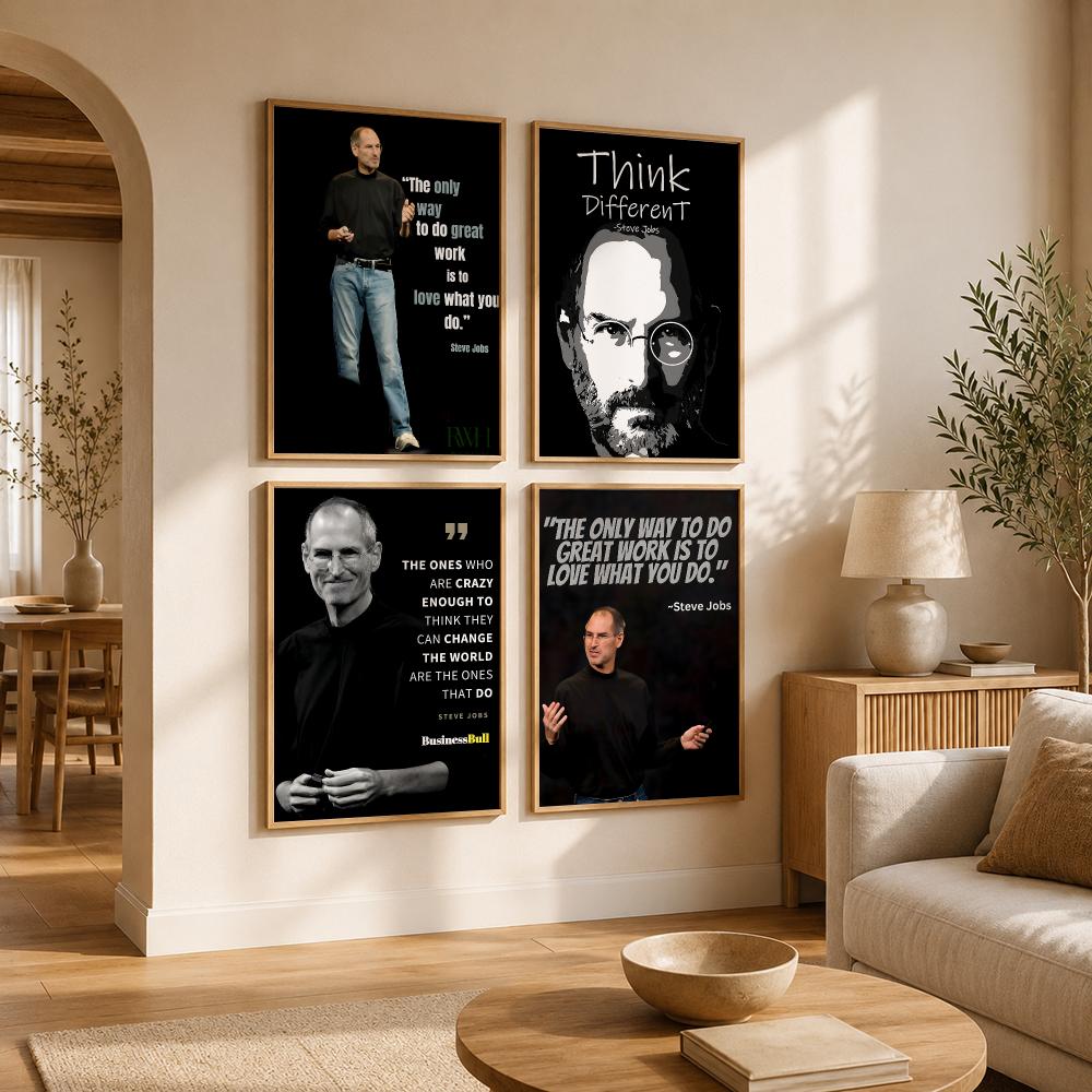 Poster Kutipan Steve Jobs, Sti - Home Decor Jobs ulasan dan harga