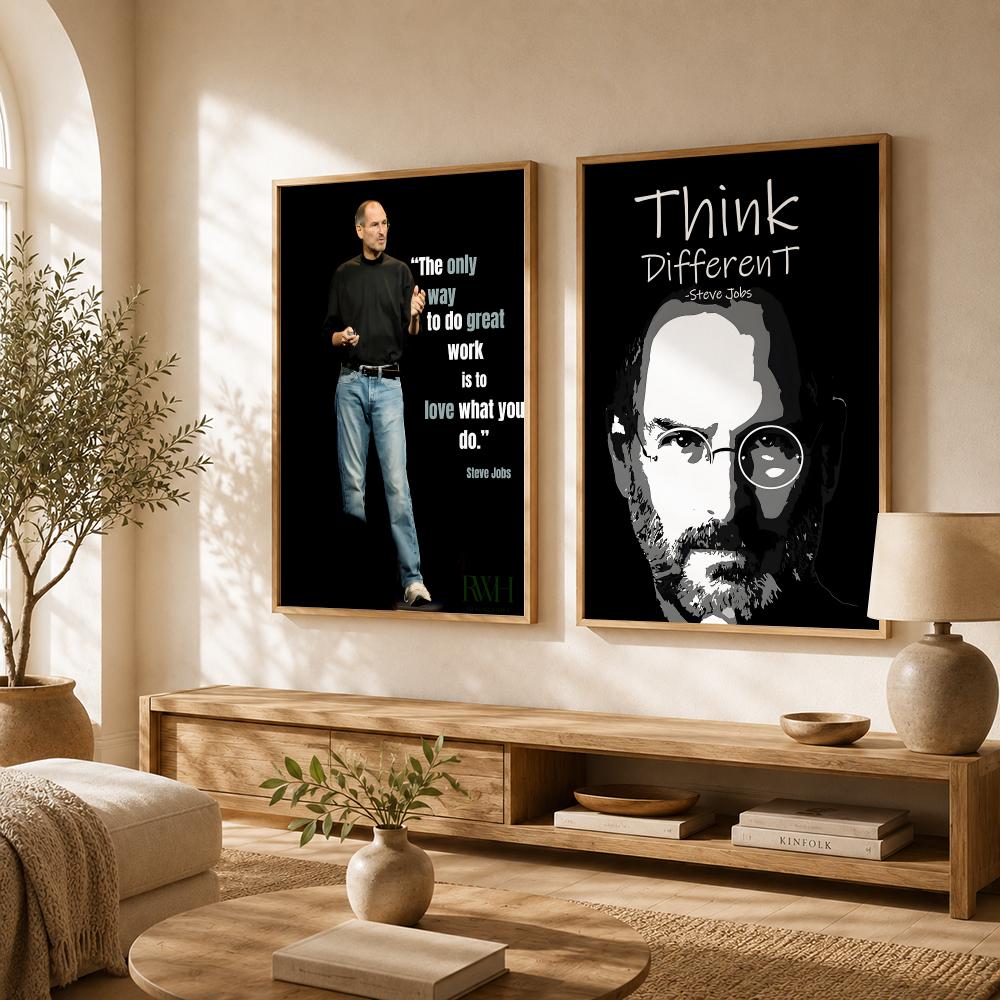 Poster Kutipan Steve Jobs, Sti - Home Decor Jobs ulasan dan harga