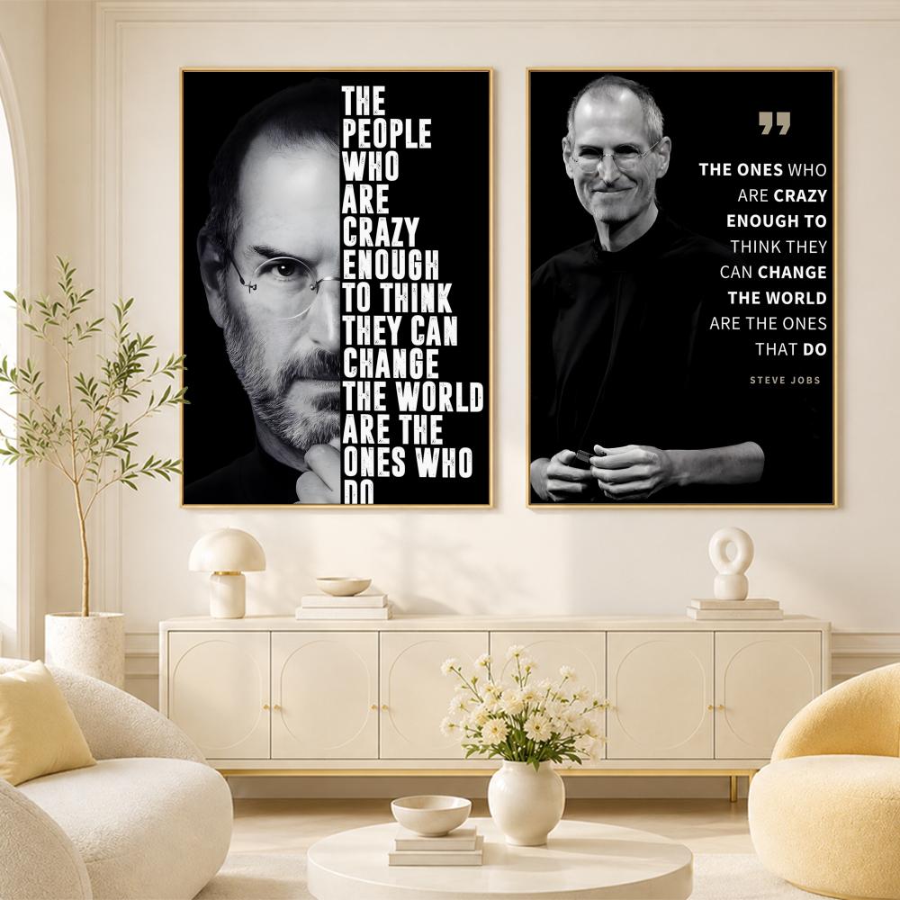 Poster Kutipan Sukses Steve Jo - Home Decor Jobs ulasan dan harga