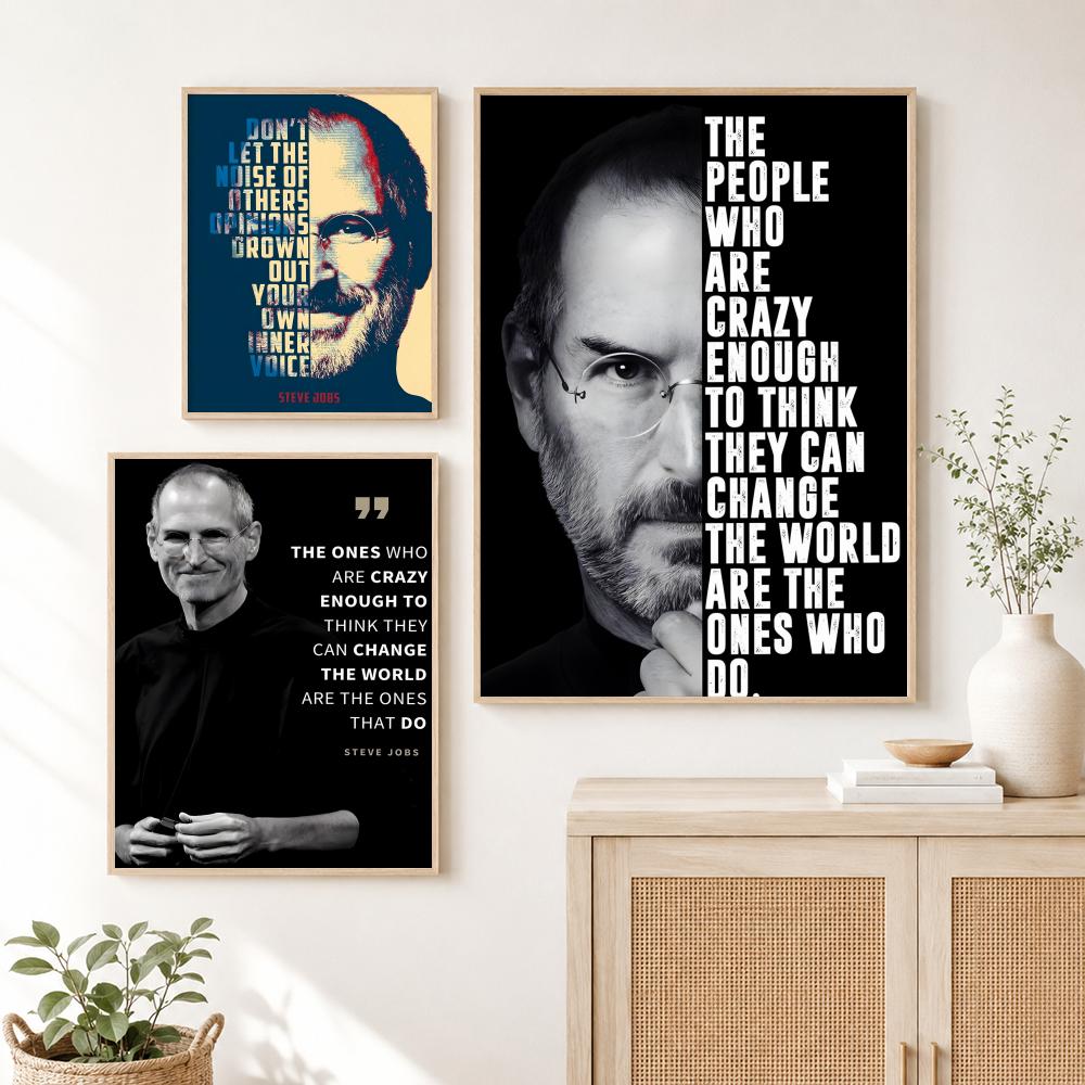 Poster Kutipan Sukses Steve Jo - Home Decor Jobs ulasan dan harga