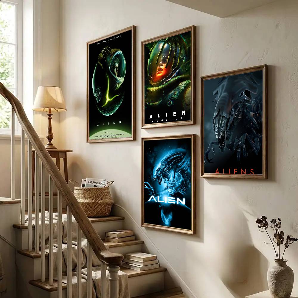 Poster Film Horor Klasik Retro - Home Decor Wallpaper ulasan dan harga