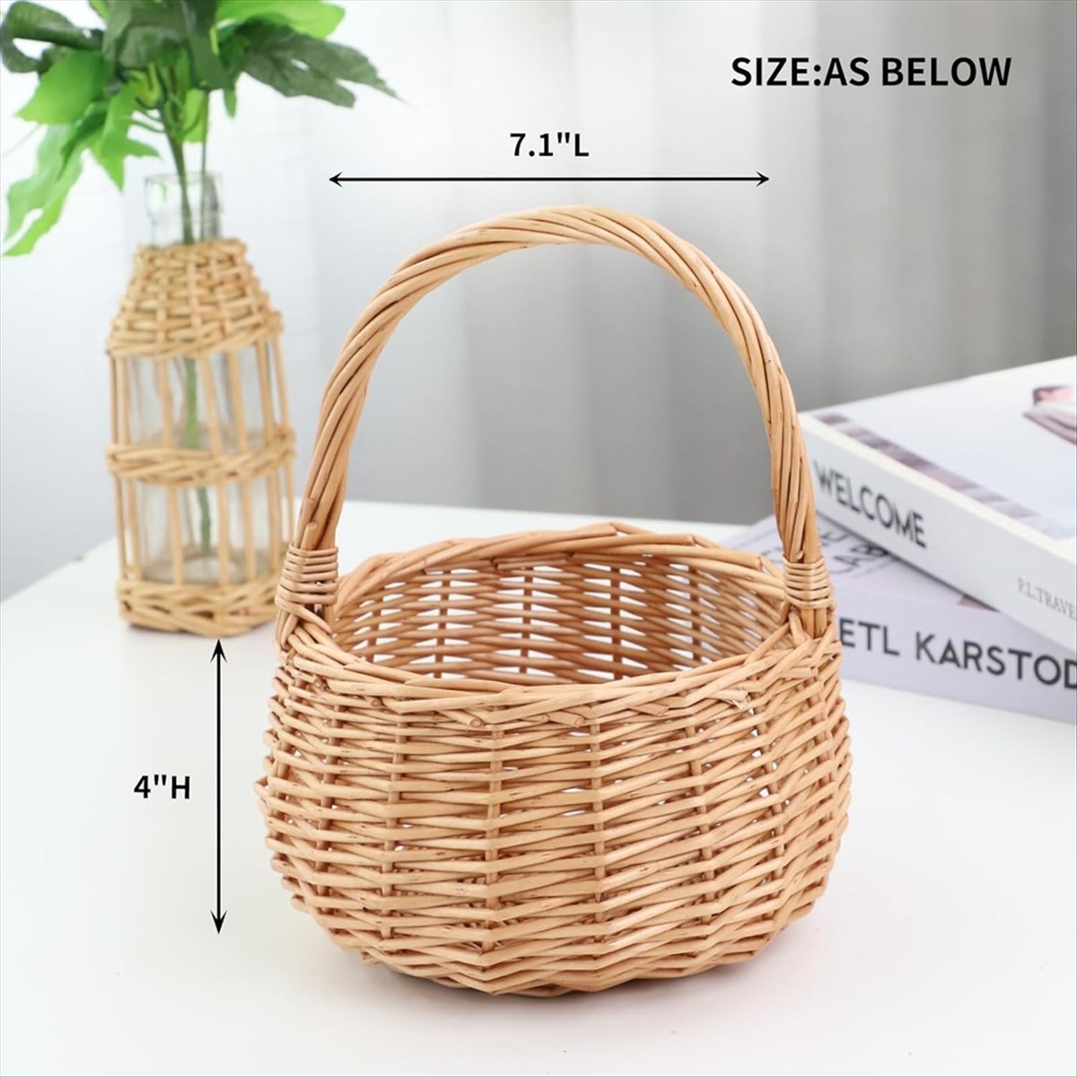 Keranjang Piknik Anyaman denga - Home Decor For Wedding ulasan dan harga