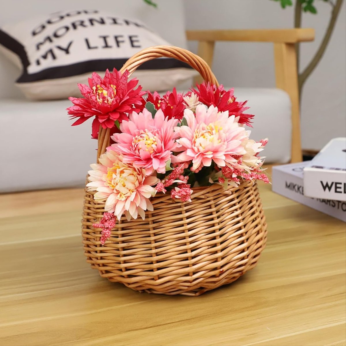 Keranjang Piknik Anyaman denga - Home Decor For Wedding ulasan dan harga