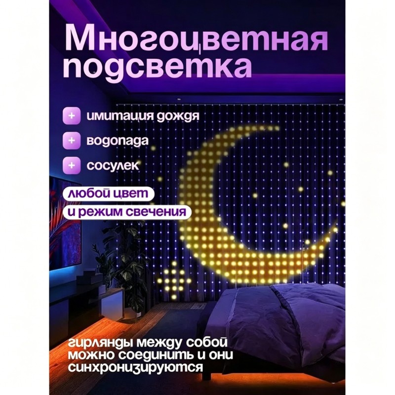 Lampu Tirai LED Pintar USB Tre - Home Decor Color Trends 2025 ulasan dan harga