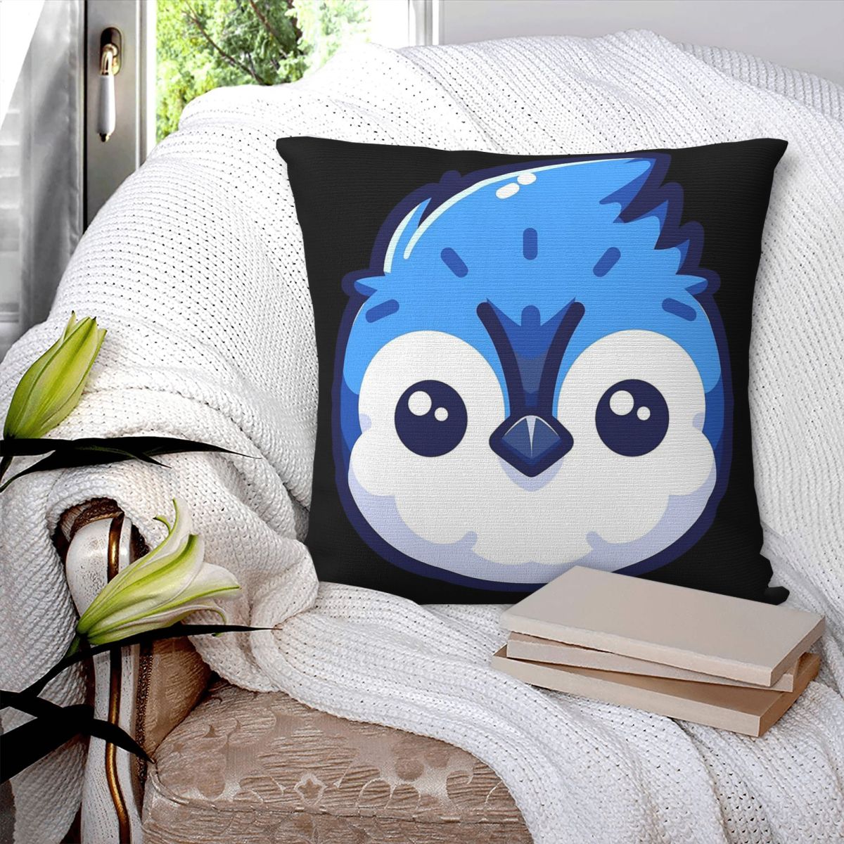 Sarung Bantal Persegi Motif Wa - Home Decor Vector ulasan dan harga