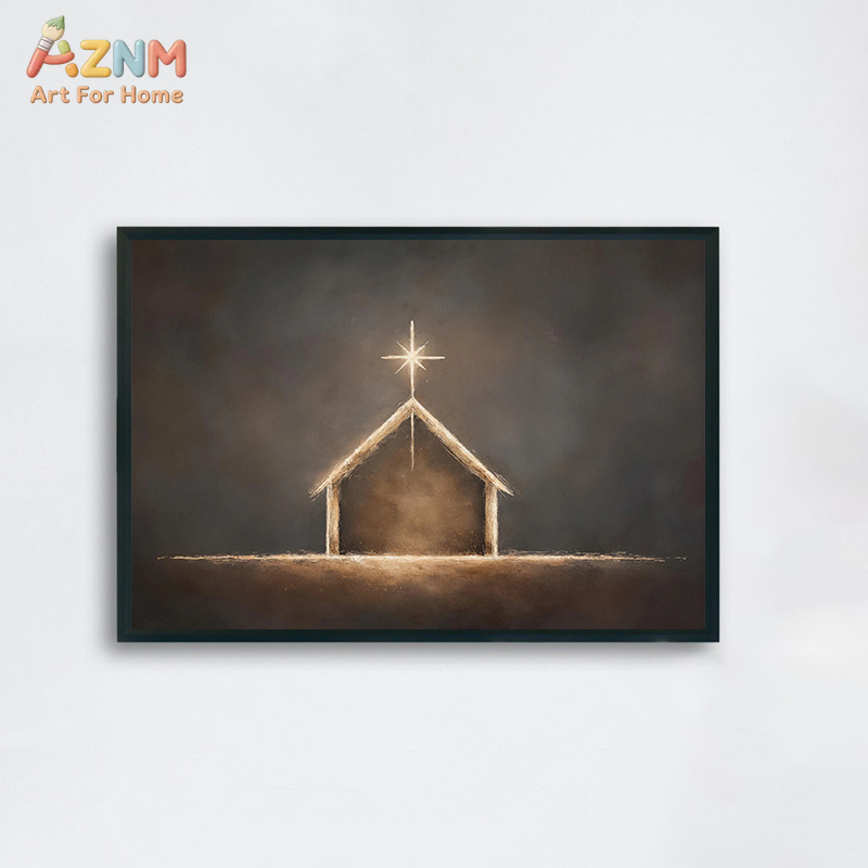Lukisan Kanvas Salib Kristen N - Home Decor Jesus ulasan dan harga