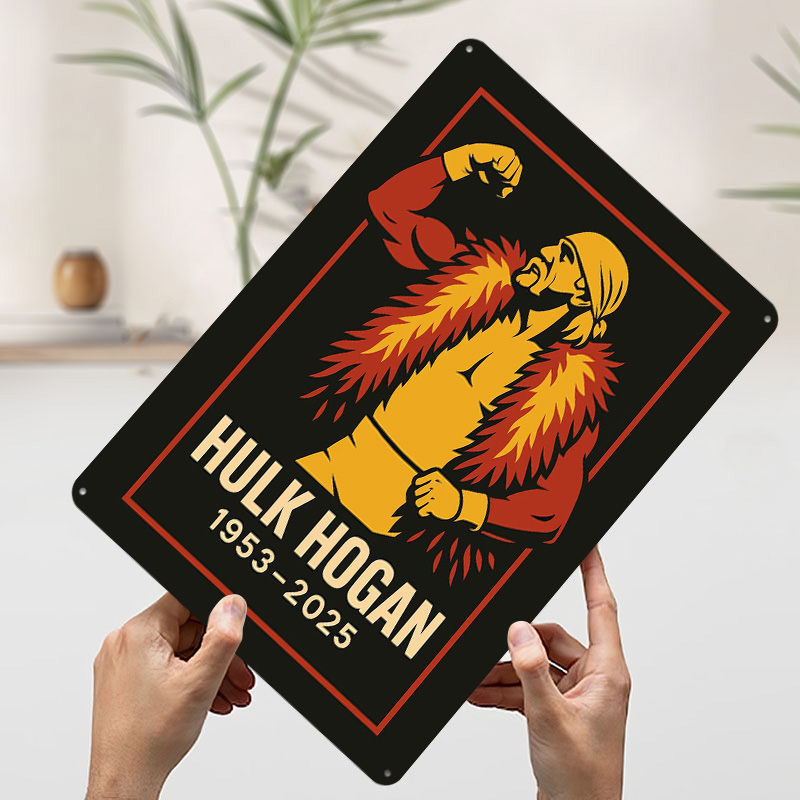 Poster Cetak Potret Hulk Hogan - Home Decor Vector ulasan dan harga