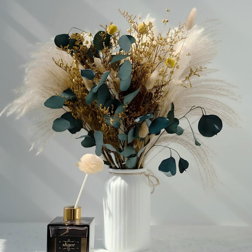 Buket Rumput Pampas Kering Ala - Pampas Grass Decor ulasan dan harga