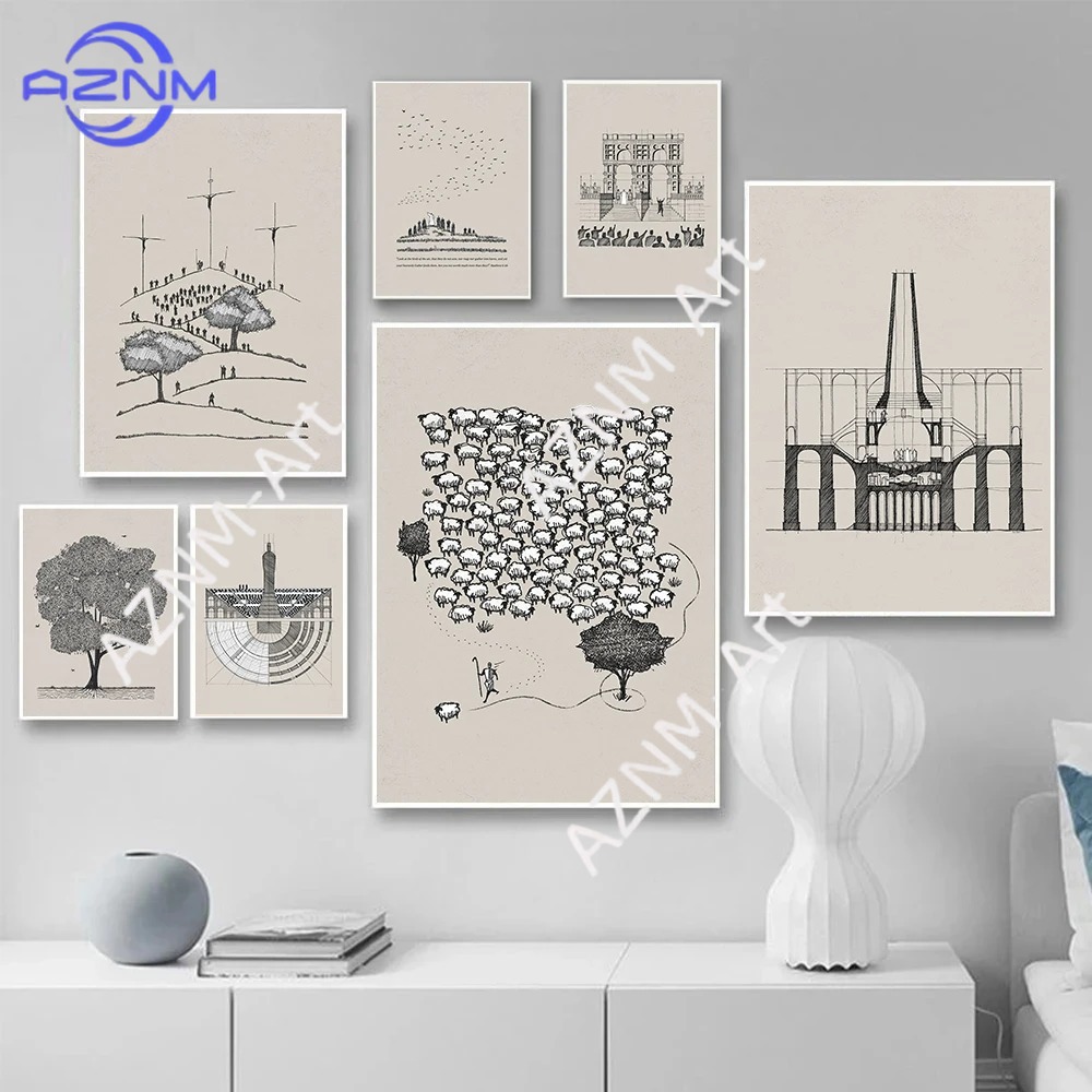 Poster Sketsa Ayat Alkitab Kri - Home Decor Jesus ulasan dan harga