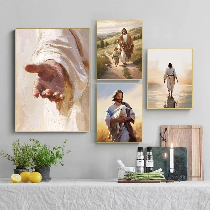 Yesus Kristus Berjalan Di Atas - Home Decor Jesus ulasan dan harga