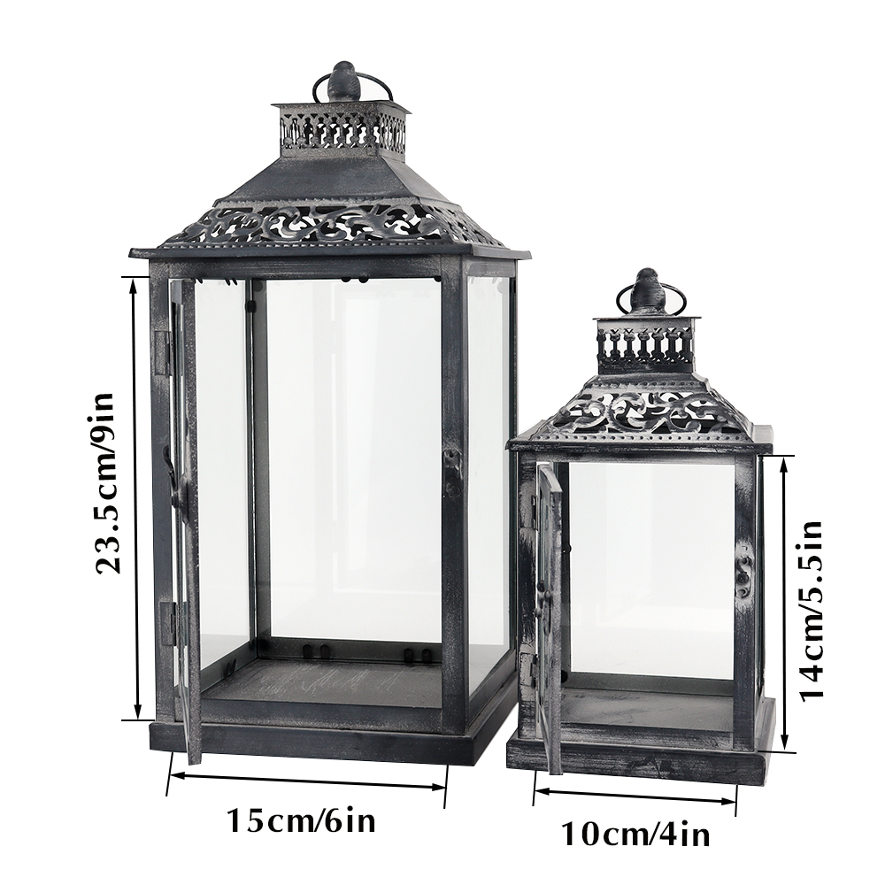 Set Dua Lentera Lilin Gantung  - Home Decor For Wedding ulasan dan harga