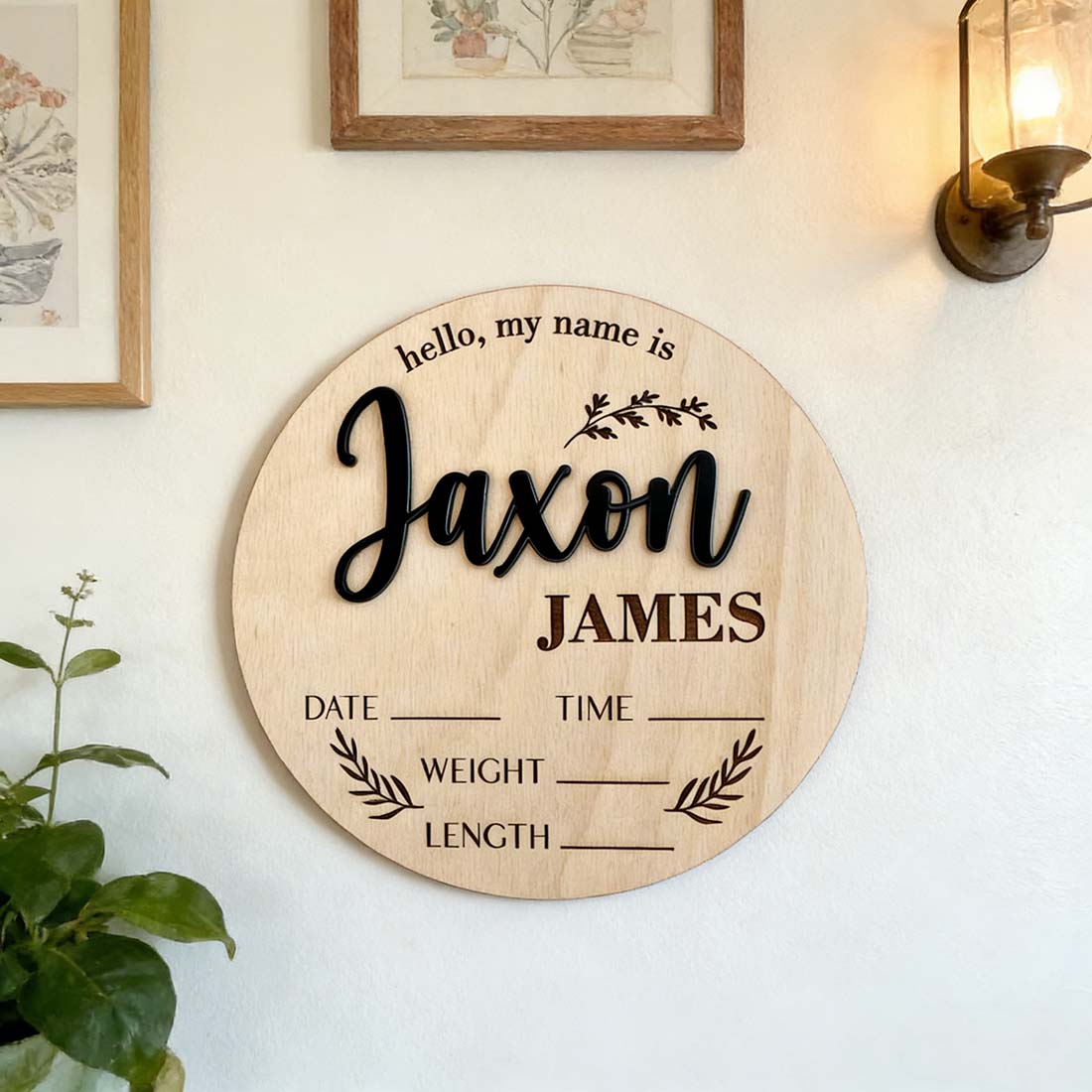 1 Buah Tanda Pengumuman Bayi K - Home Decor For Wedding ulasan dan harga