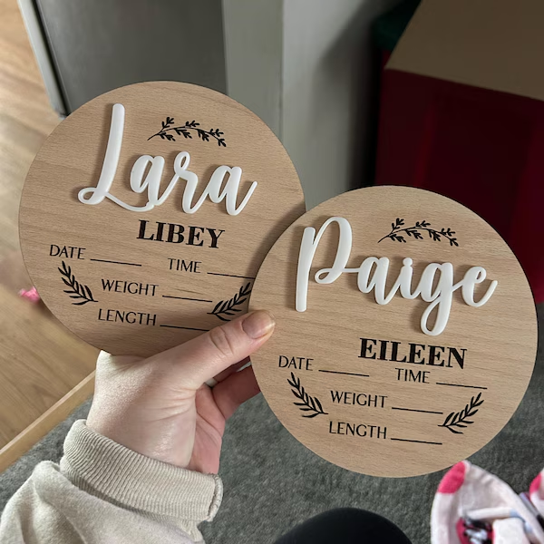 1 Buah Tanda Pengumuman Bayi K - Home Decor For Wedding ulasan dan harga
