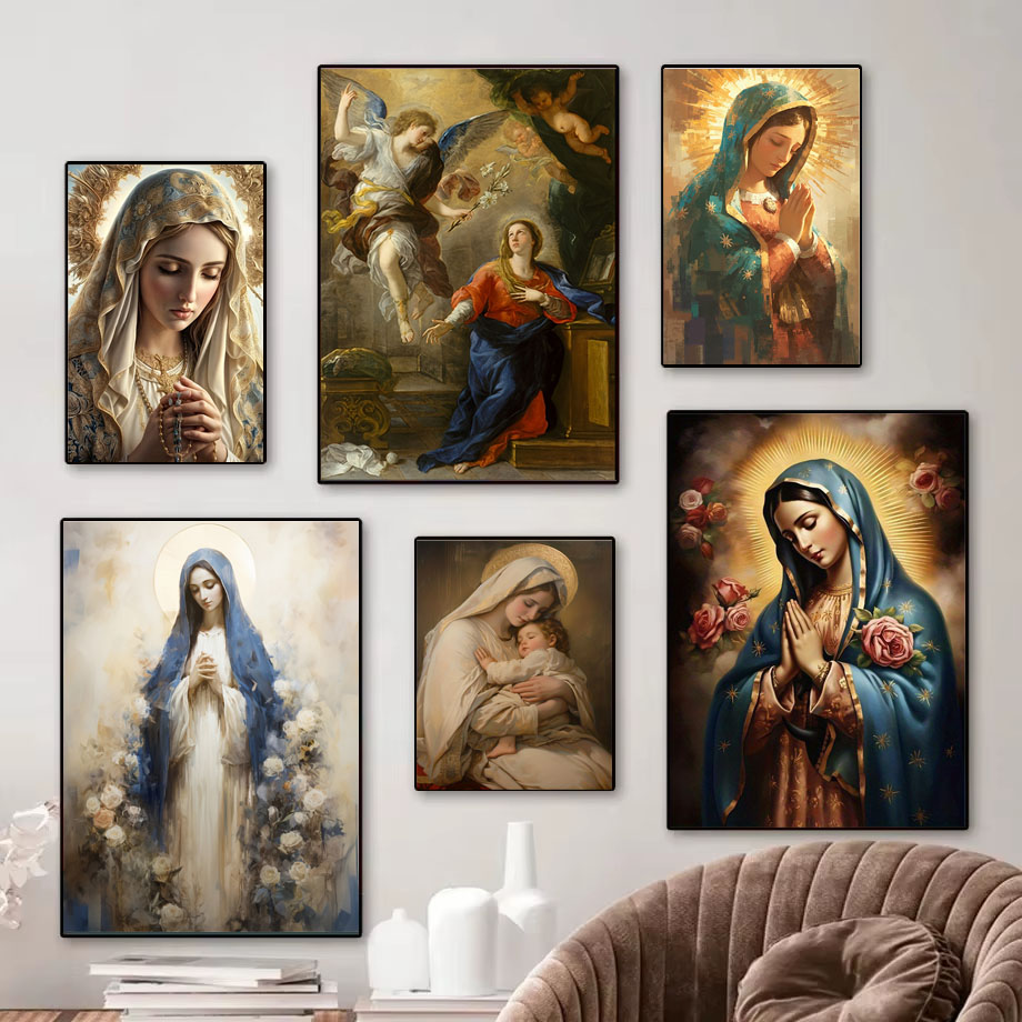 2026 1pc Poster Kanvas Vintage - Home Decor Jesus ulasan dan harga
