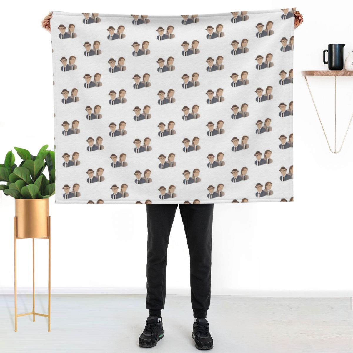 Selimut Lembut dengan Motif Ve - Home Decor Vector ulasan dan harga