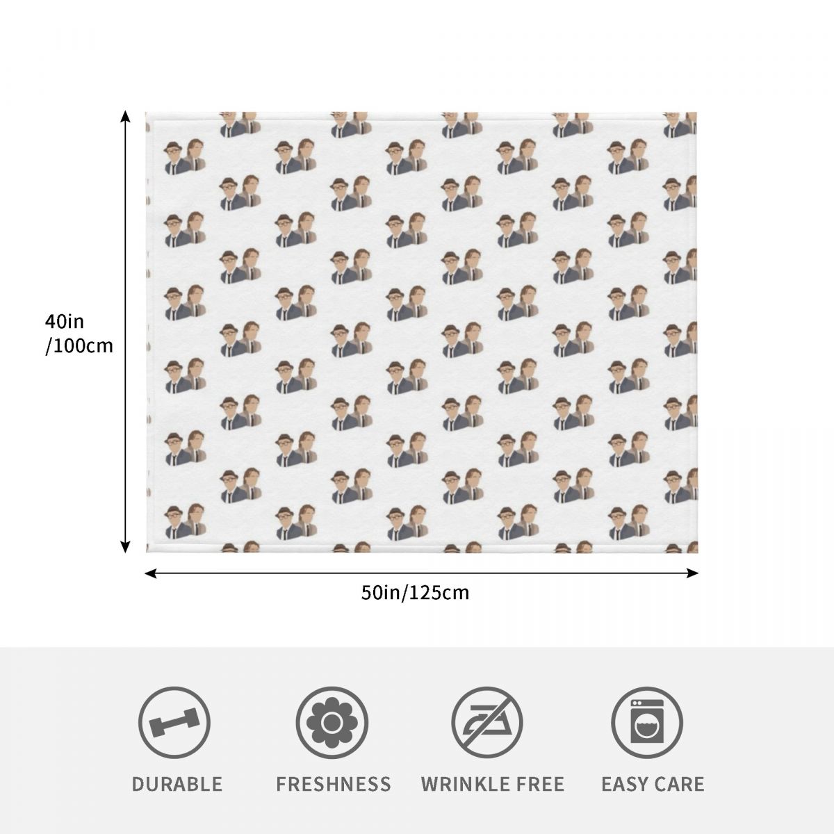 Selimut Lembut dengan Motif Ve - Home Decor Vector ulasan dan harga