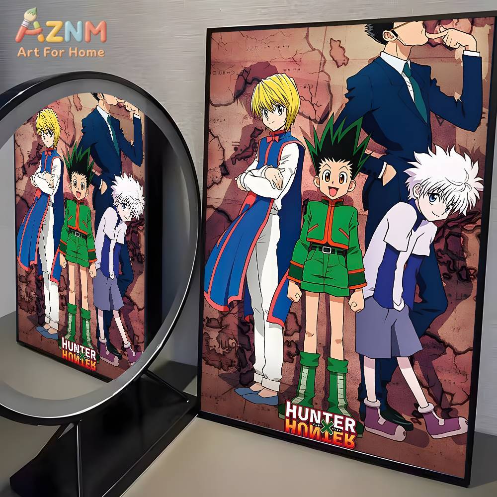 1 Buah Poster Anime Hunter X H - Home Decor Wallpaper ulasan dan harga