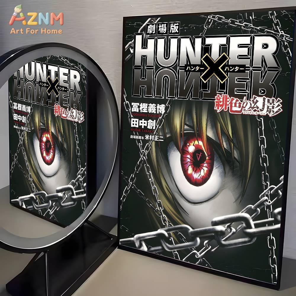1 Buah Poster Anime Hunter X H - Home Decor Wallpaper ulasan dan harga
