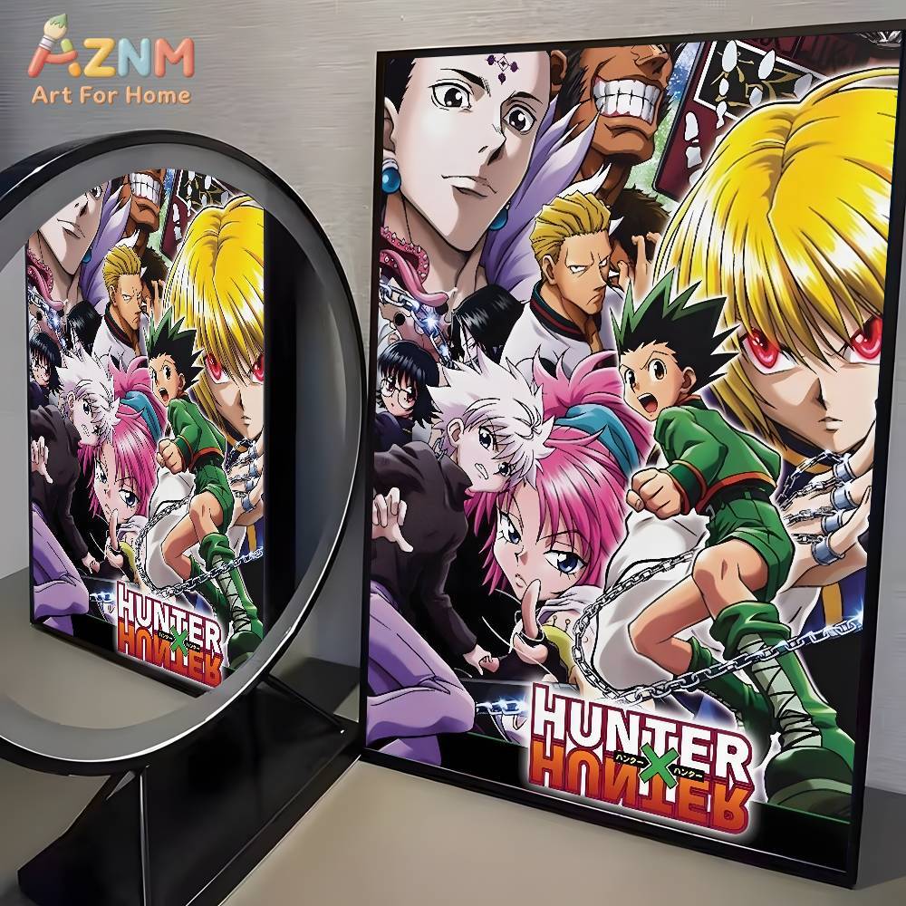 1 Buah Poster Anime Hunter X H - Home Decor Wallpaper ulasan dan harga