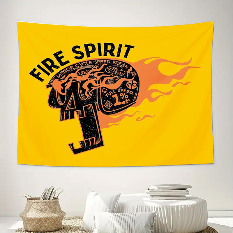 Tapestry Dinding Sepeda Motor  - Home Decor Hippie ulasan dan harga