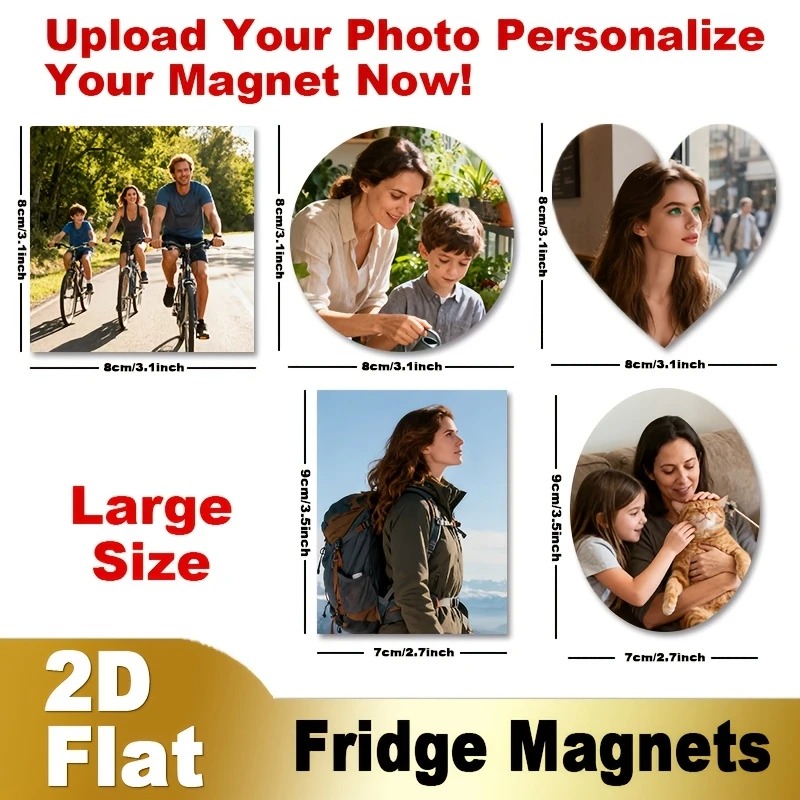 Magnet Kulkas Foto Kustom 2D D - Home Decor For Wedding ulasan dan harga