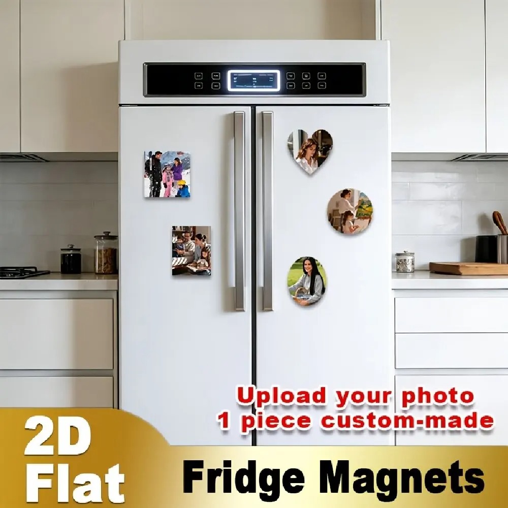 Magnet Kulkas Foto Kustom 2D D - Home Decor For Wedding ulasan dan harga