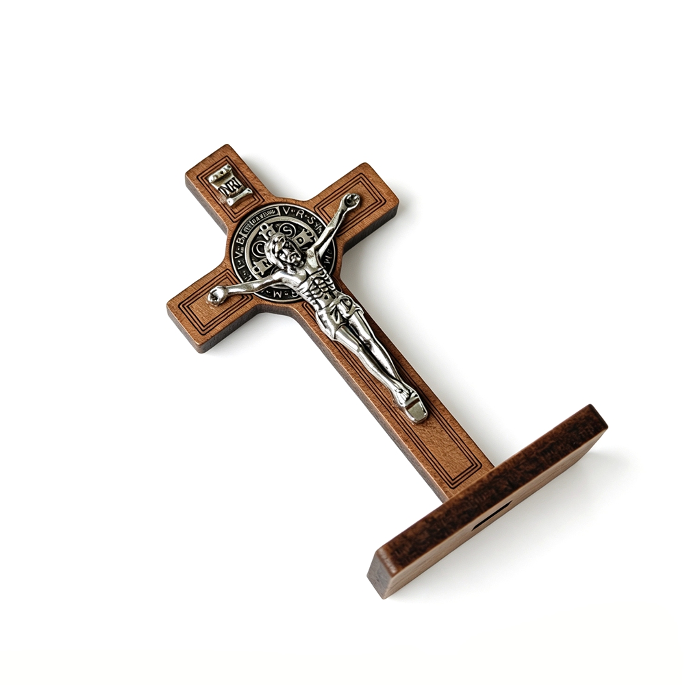 Salib Kayu Santo Benediktus de - Home Decor Jesus ulasan dan harga