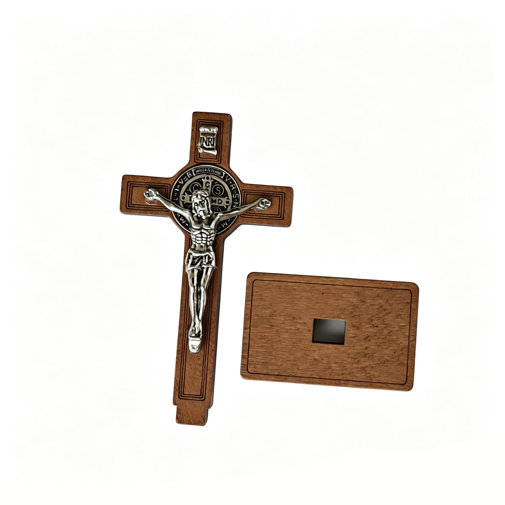 Salib Kayu Santo Benediktus de - Home Decor Jesus ulasan dan harga