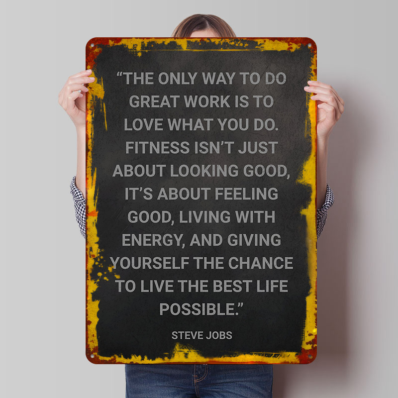 Poster Logam Kutipan Steve Job - Home Decor Jobs ulasan dan harga