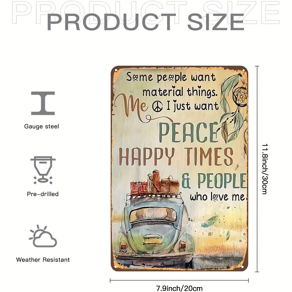 Satu Papan Besi Antik untuk De - Home Decor Hippie ulasan dan harga