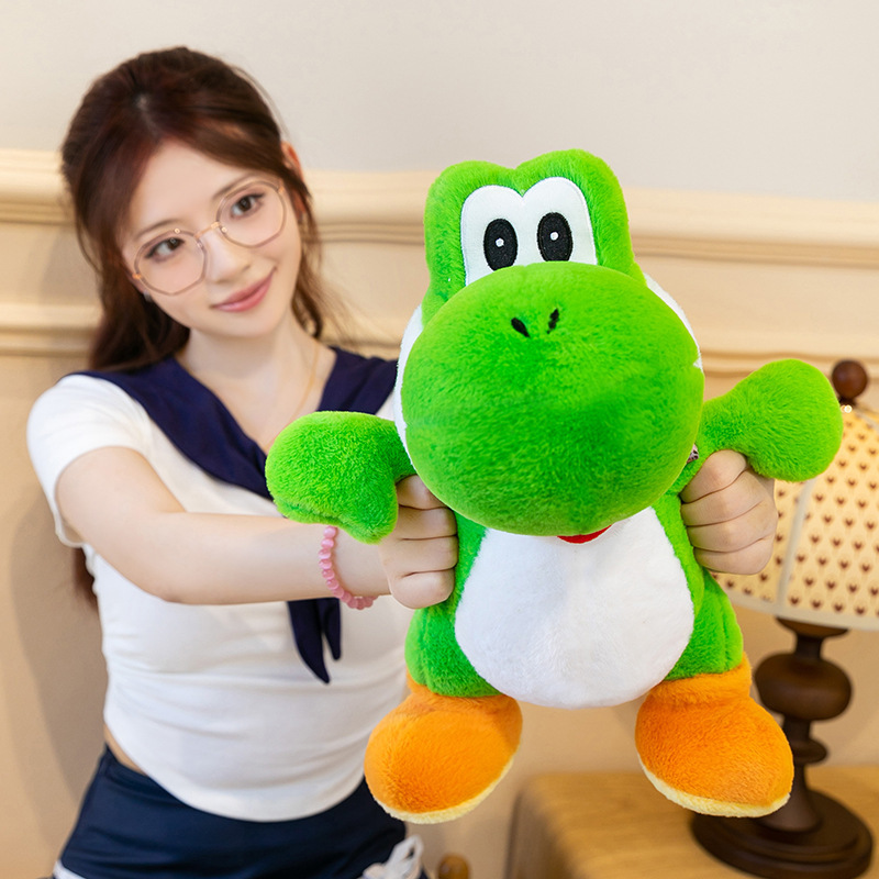 Boneka Dinosaurus Yoshi Hijau  - Decorative Throw Pillow ulasan dan harga
