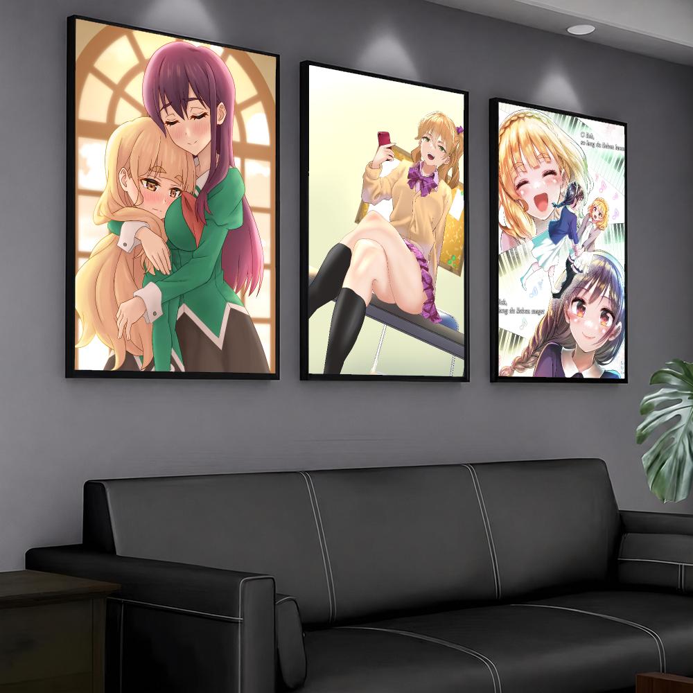 Lukisan Kaligrafi Anime Y-Yuri - Home Decor Jobs ulasan dan harga