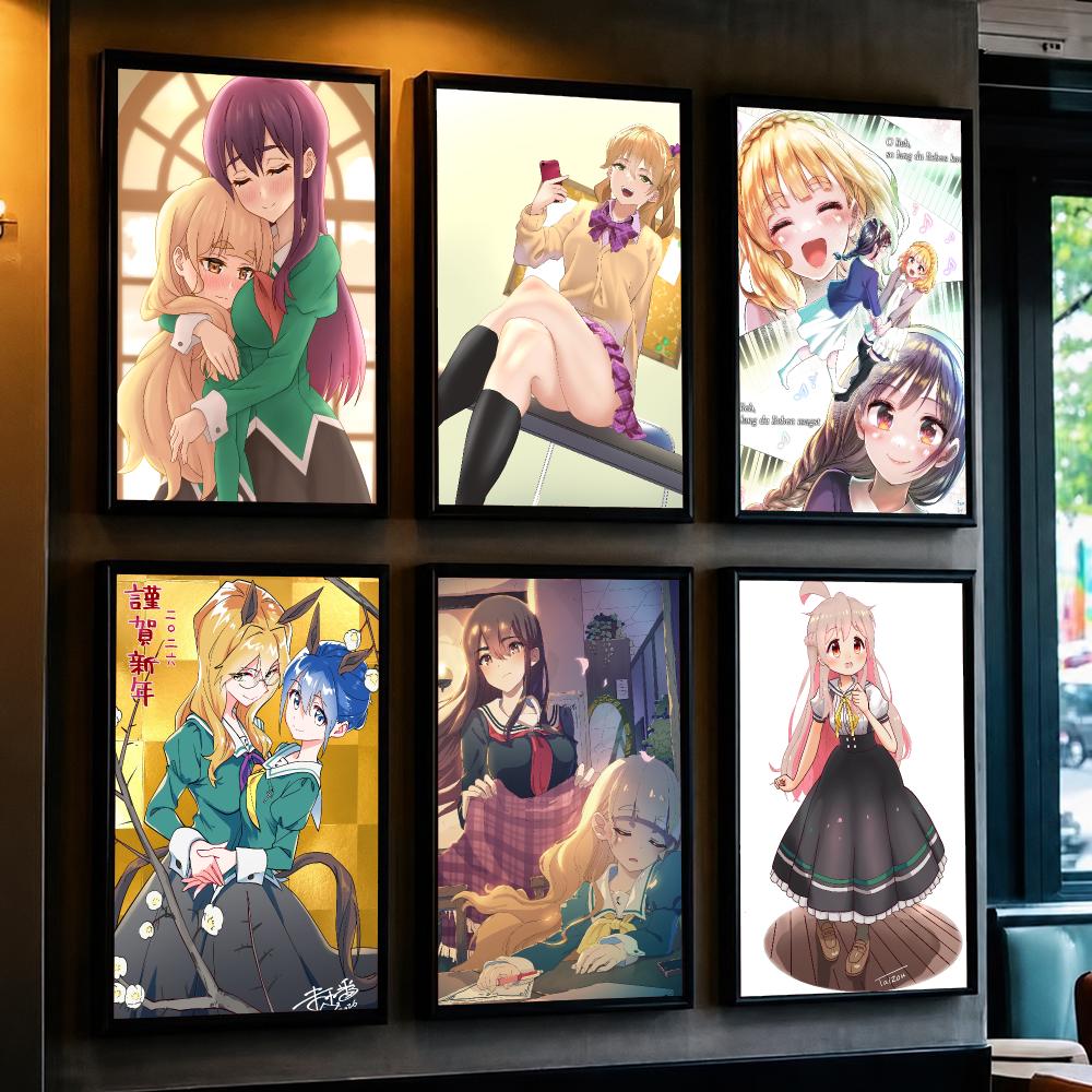 Lukisan Kaligrafi Anime Y-Yuri - Home Decor Jobs ulasan dan harga