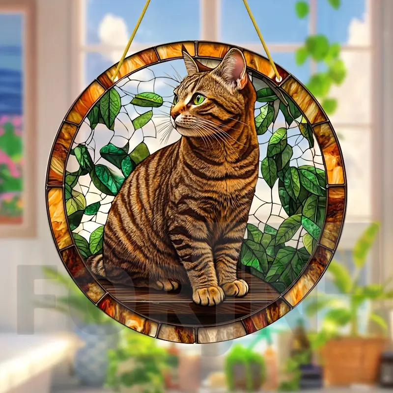 Suncatcher bergambar kucing he - Home Decor Lovely Home ulasan dan harga