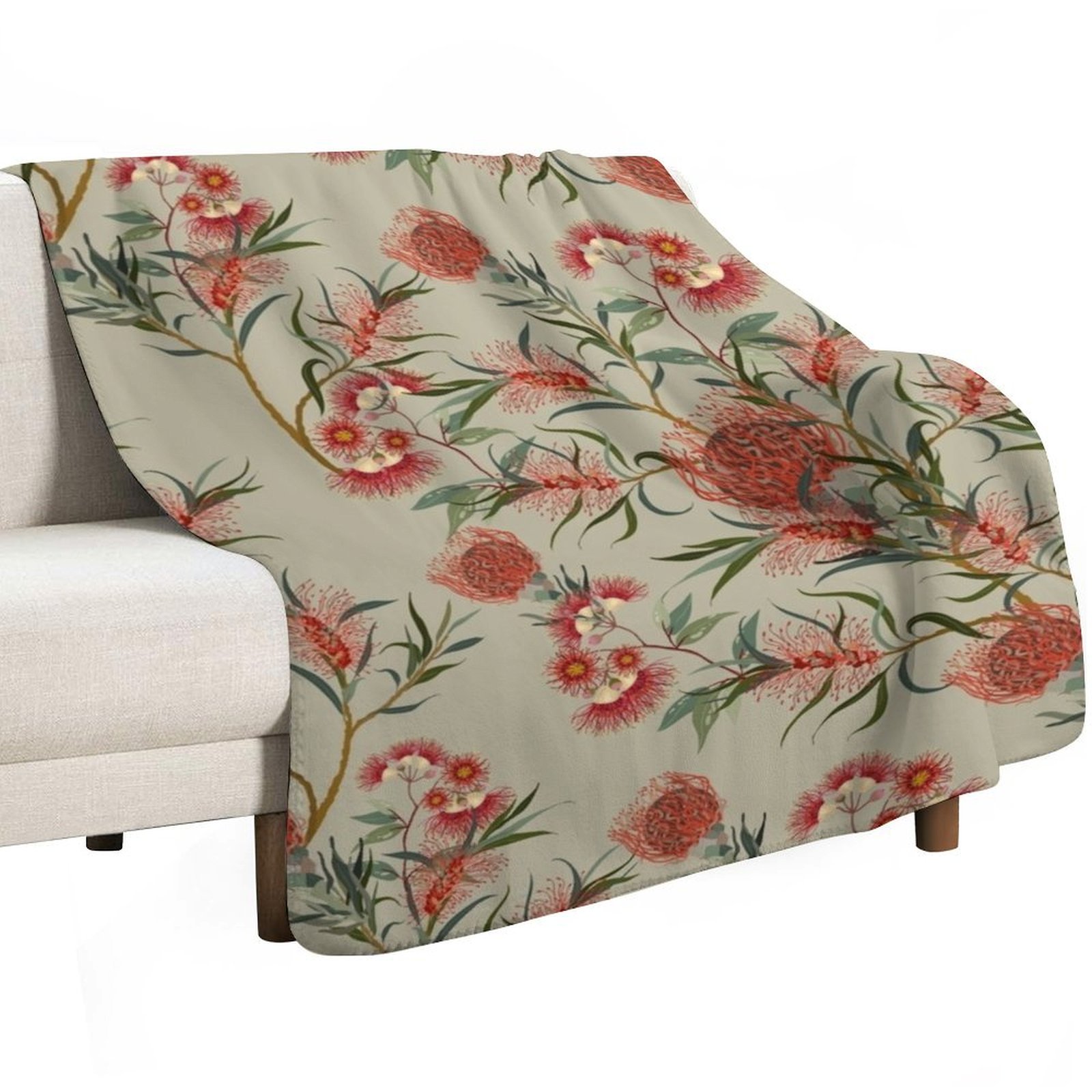 Selimut dengan motif bunga Aus - Home Decor Vector ulasan dan harga