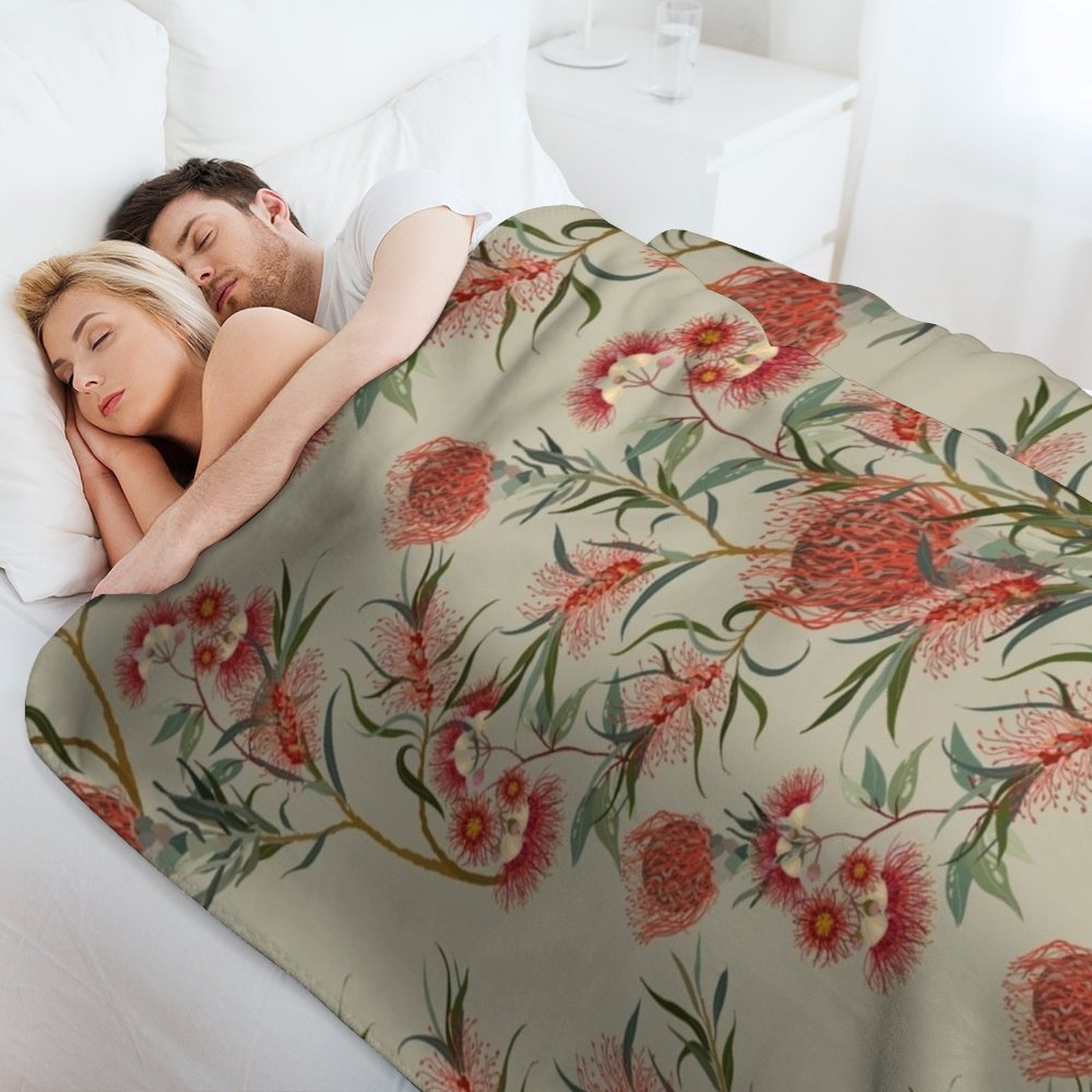 Selimut dengan motif bunga Aus - Home Decor Vector ulasan dan harga