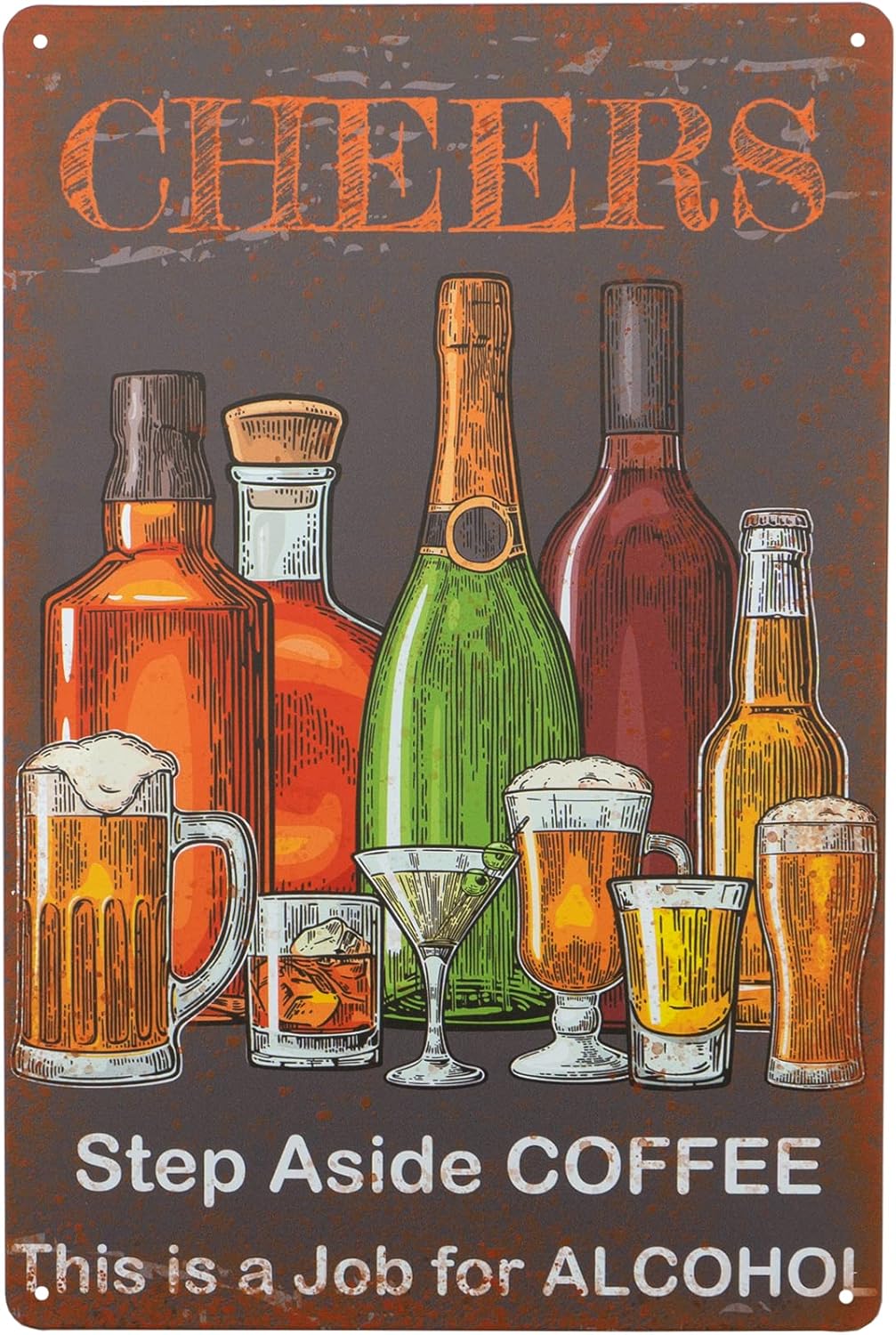 Papan Tanda Bar Vintage dari L - Home Decor Jobs ulasan dan harga