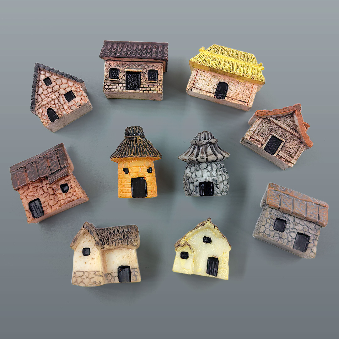 Patung Rumah Kecil Mini Keraji - Home Decor Za ulasan dan harga