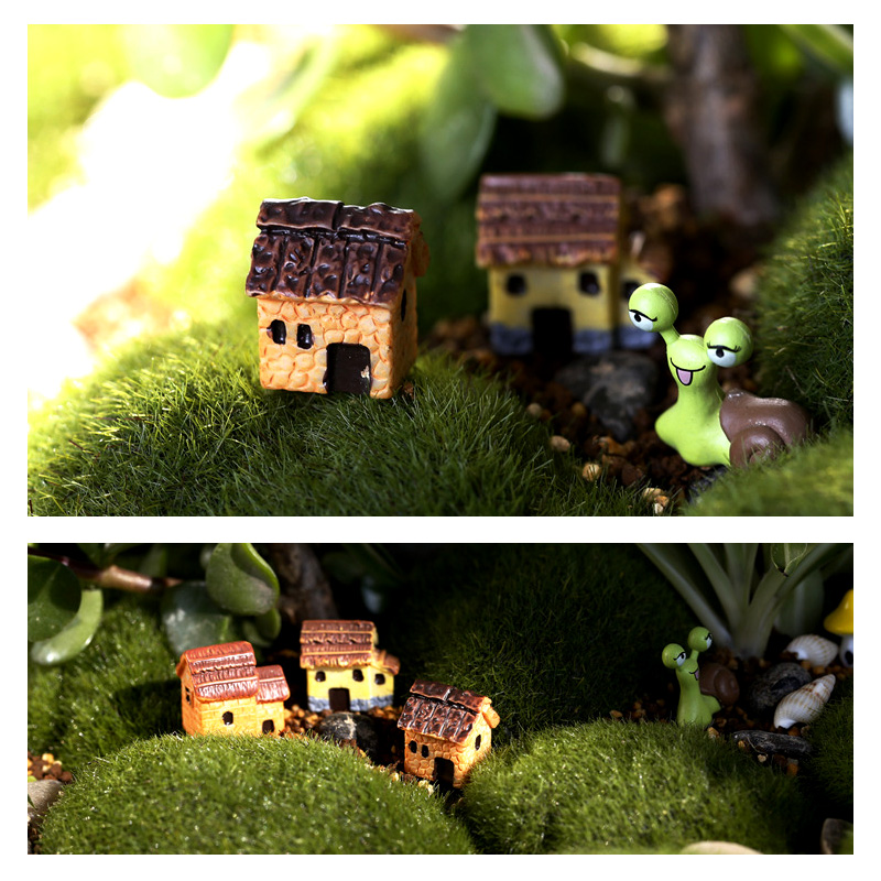 Patung Rumah Kecil Mini Keraji - Home Decor Za ulasan dan harga